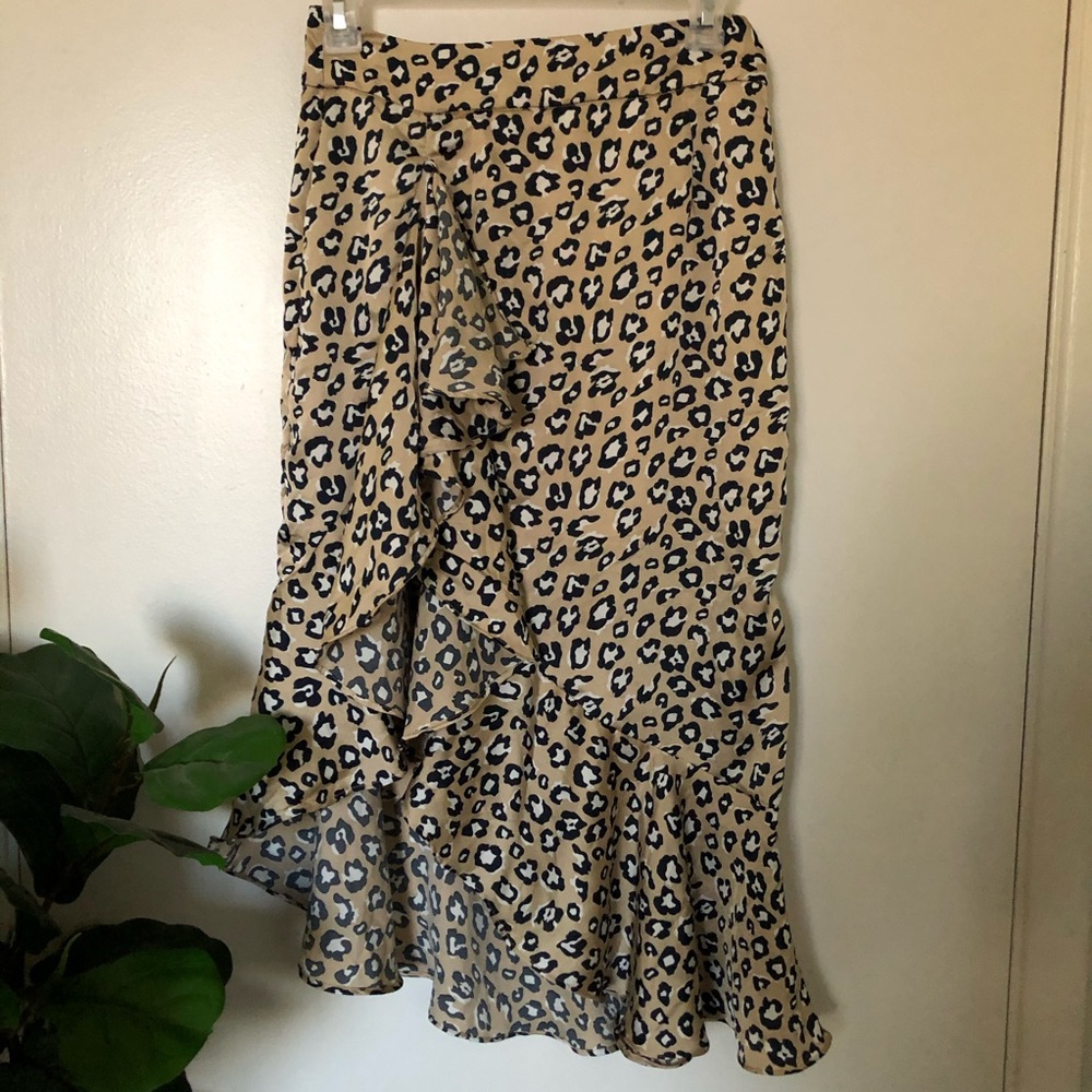 Cheetah print skirt